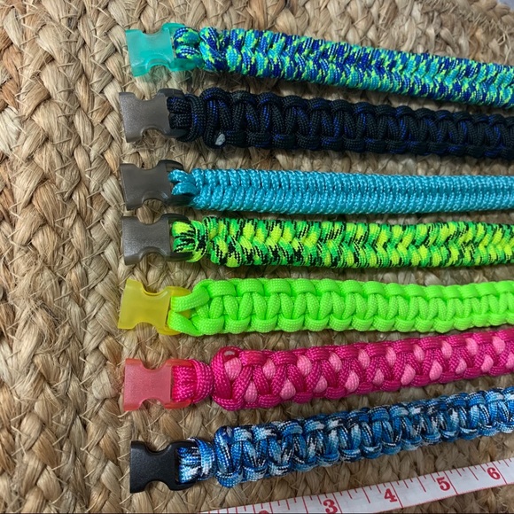 🚻 5/$14! Parachute cord survival macrame bracelet - Picture 9 of 10
